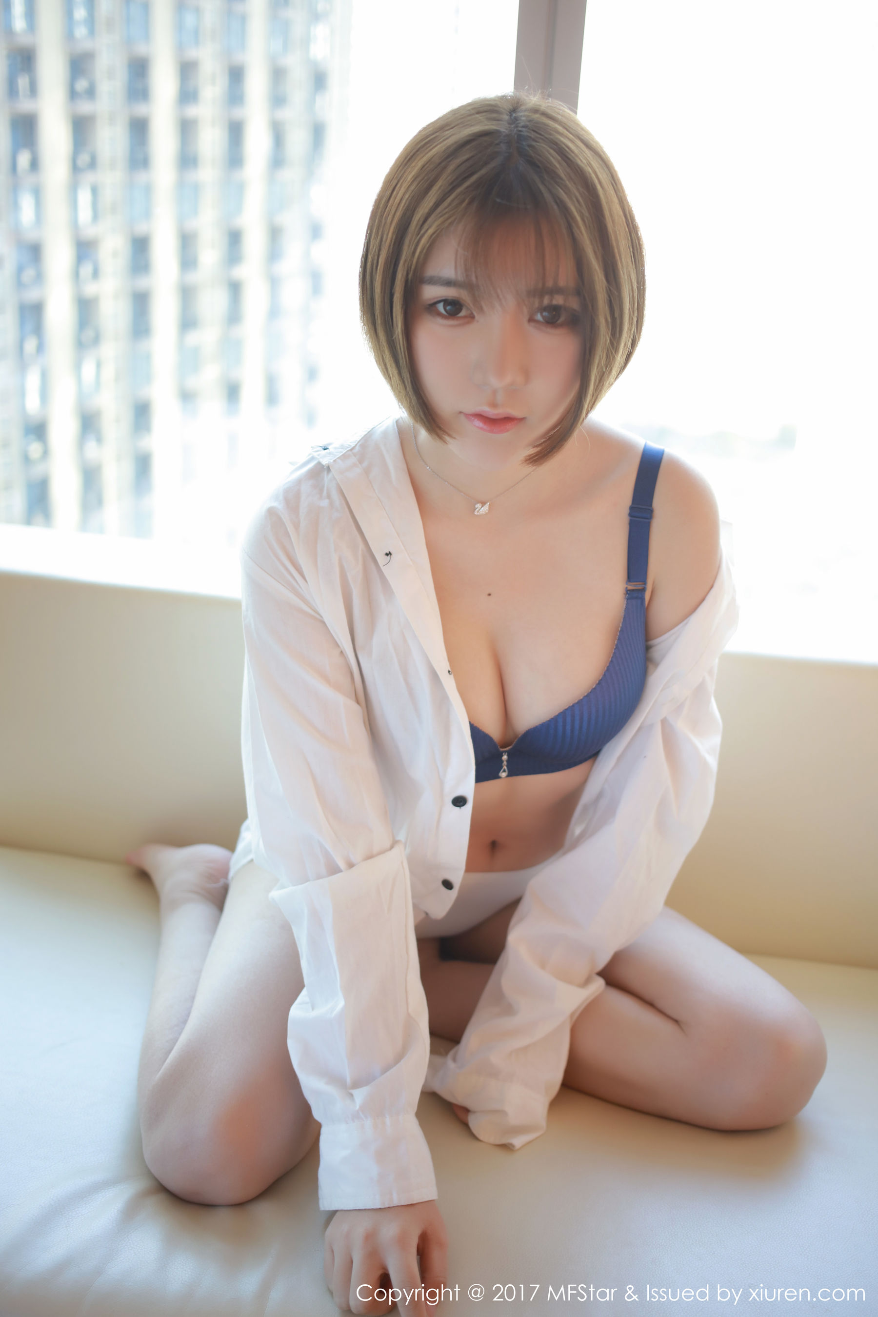 冷不丁《性感衬衫与蕾丝诱惑》 [模范学院MFStar] Vol.089·合集-妙妙屋
