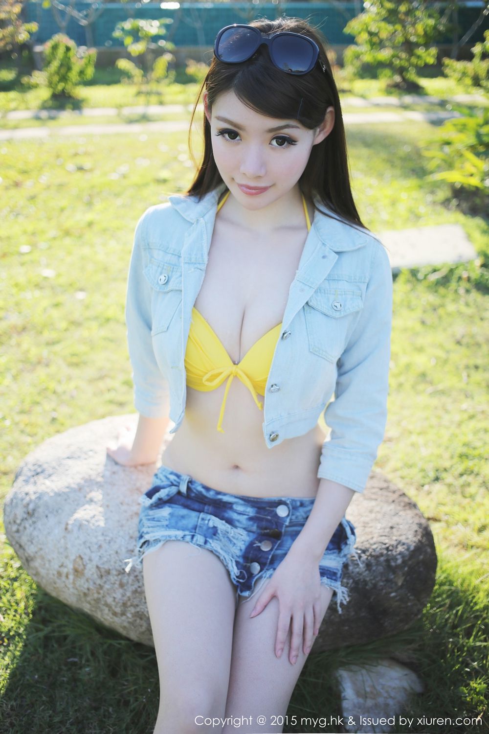 MARA醬《泰国清迈旅拍》牛仔热裤+唯美薄纱 [美媛馆MyGirl] Vol.094·合集-妙妙屋