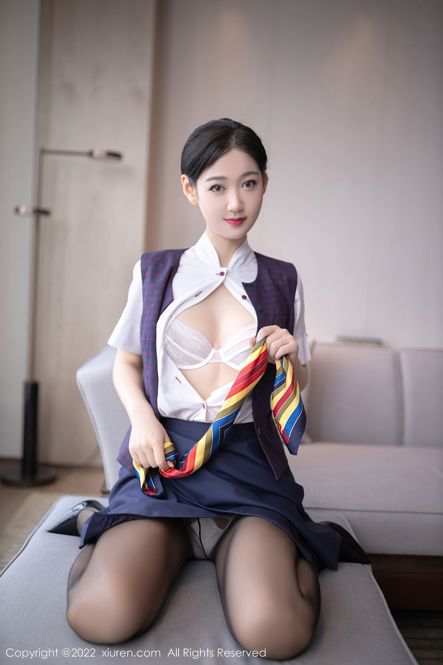 [XiuRen秀人网] No.5922 唐安琪 制服黑丝·合集-妙妙屋