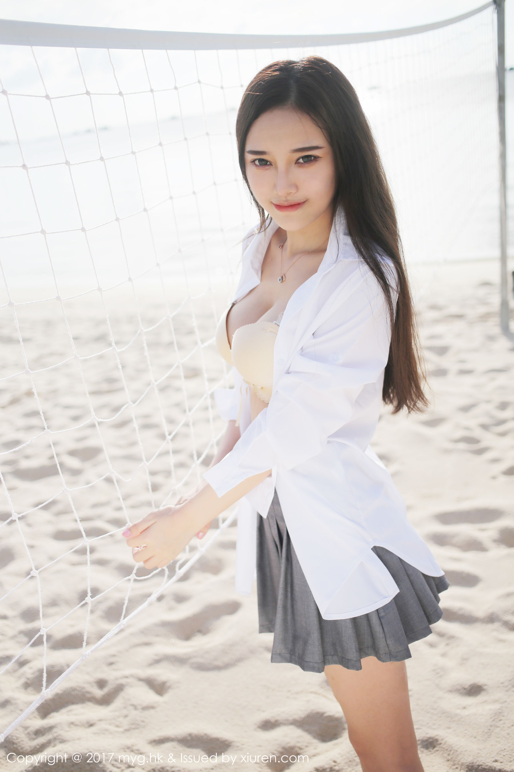 唐琪儿il《海边白衬衫+短裙系列》 [美媛馆MyGirl] VOL.259·合集-妙妙屋