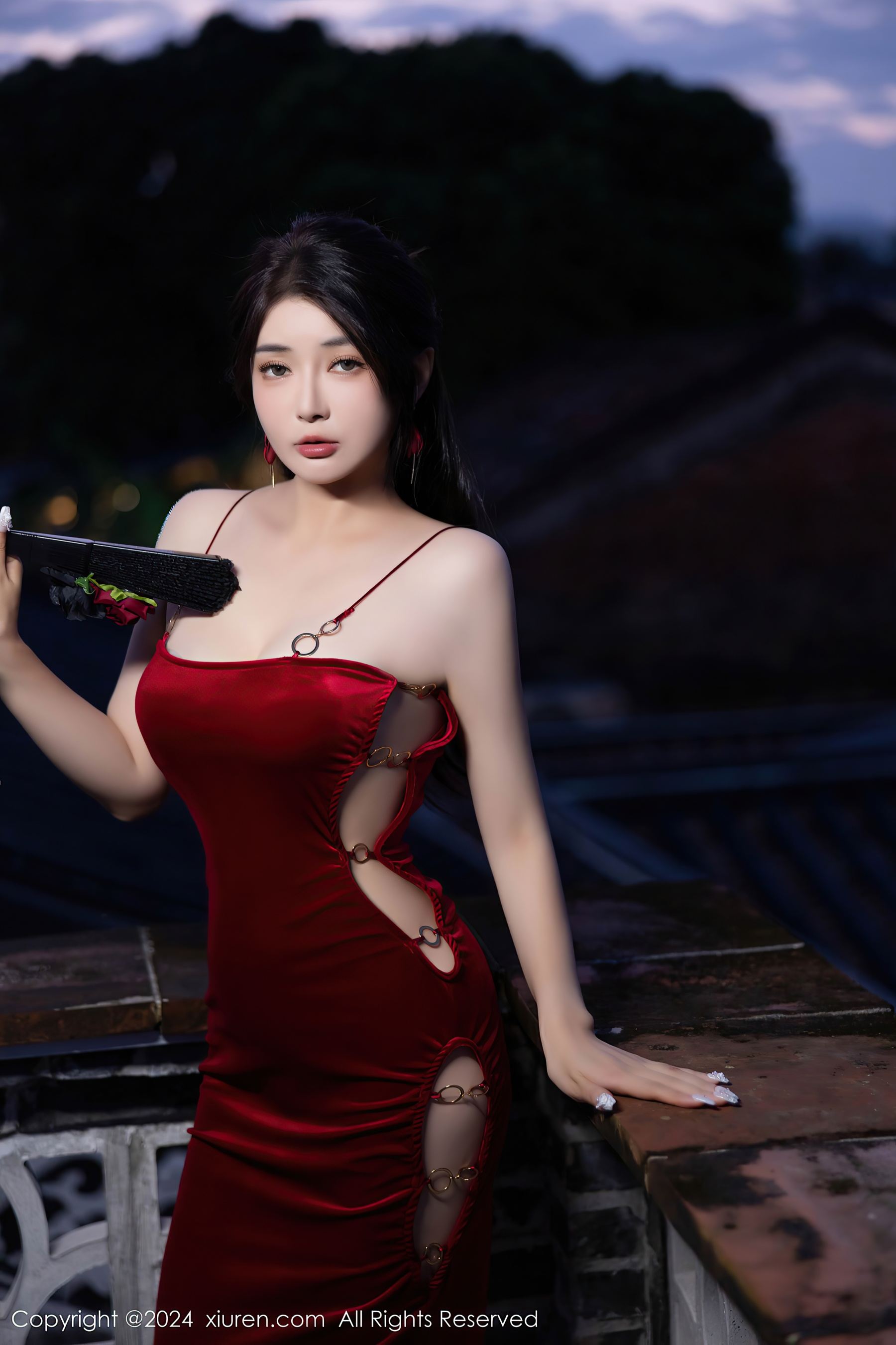 [XiuRen秀人网] No.9327 凯竹Quinn 长裙美腿·合集-妙妙屋