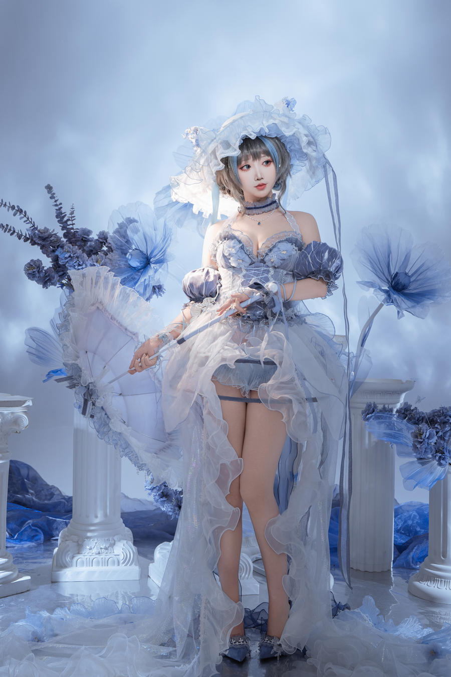 面饼仙儿-No.141 – 碧蓝航线 柴郡礼服废稿 [21P]·合集-妙妙屋
