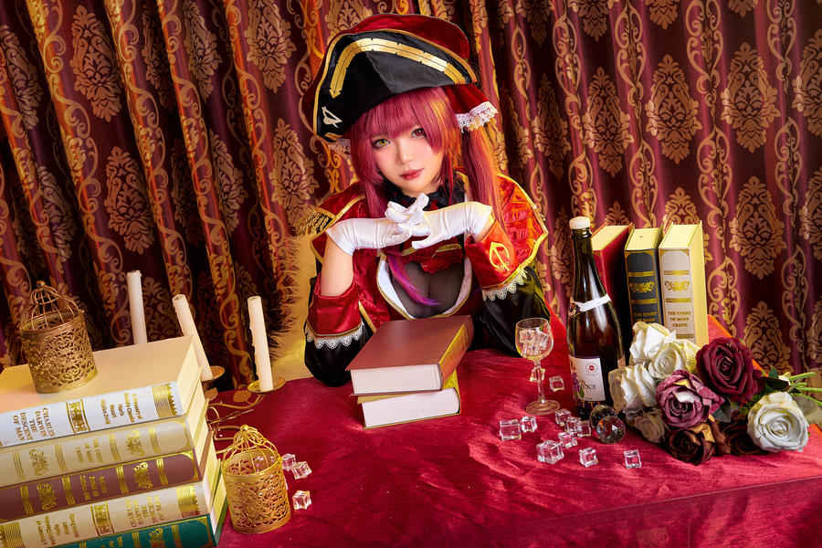 ZinieQ-No.088 – Hololive Marine Houshou [34P 8V]·合集-妙妙屋
