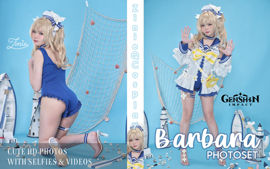 ZinieQ-No.077 – Barbara Swimsuit [28P 2V]·合集-妙妙屋