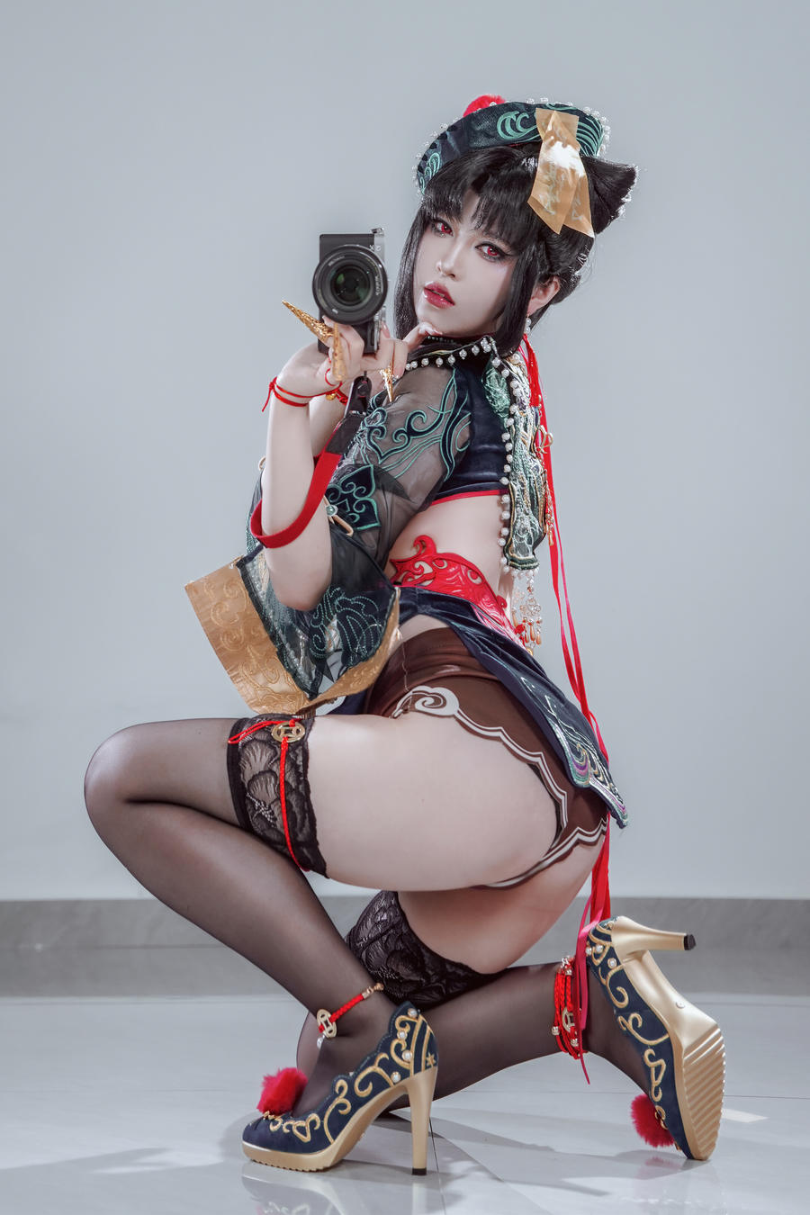 半半子-No.069 – 玉玲珑 僵尸娘 [24P 2V]·合集-妙妙屋