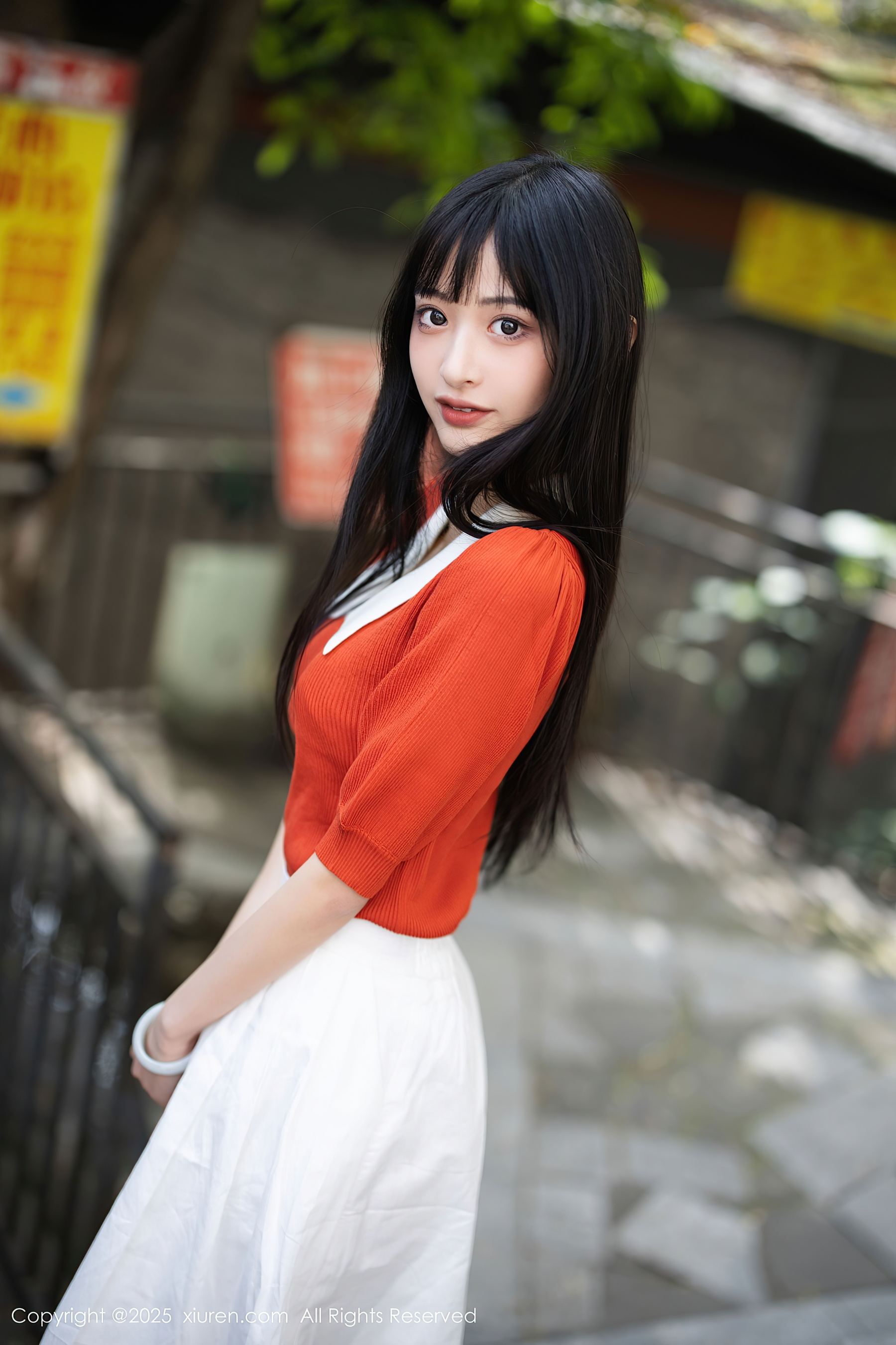 [XiuRen秀人网] No.10247 茂木希子 橙色T恤·合集-妙妙屋