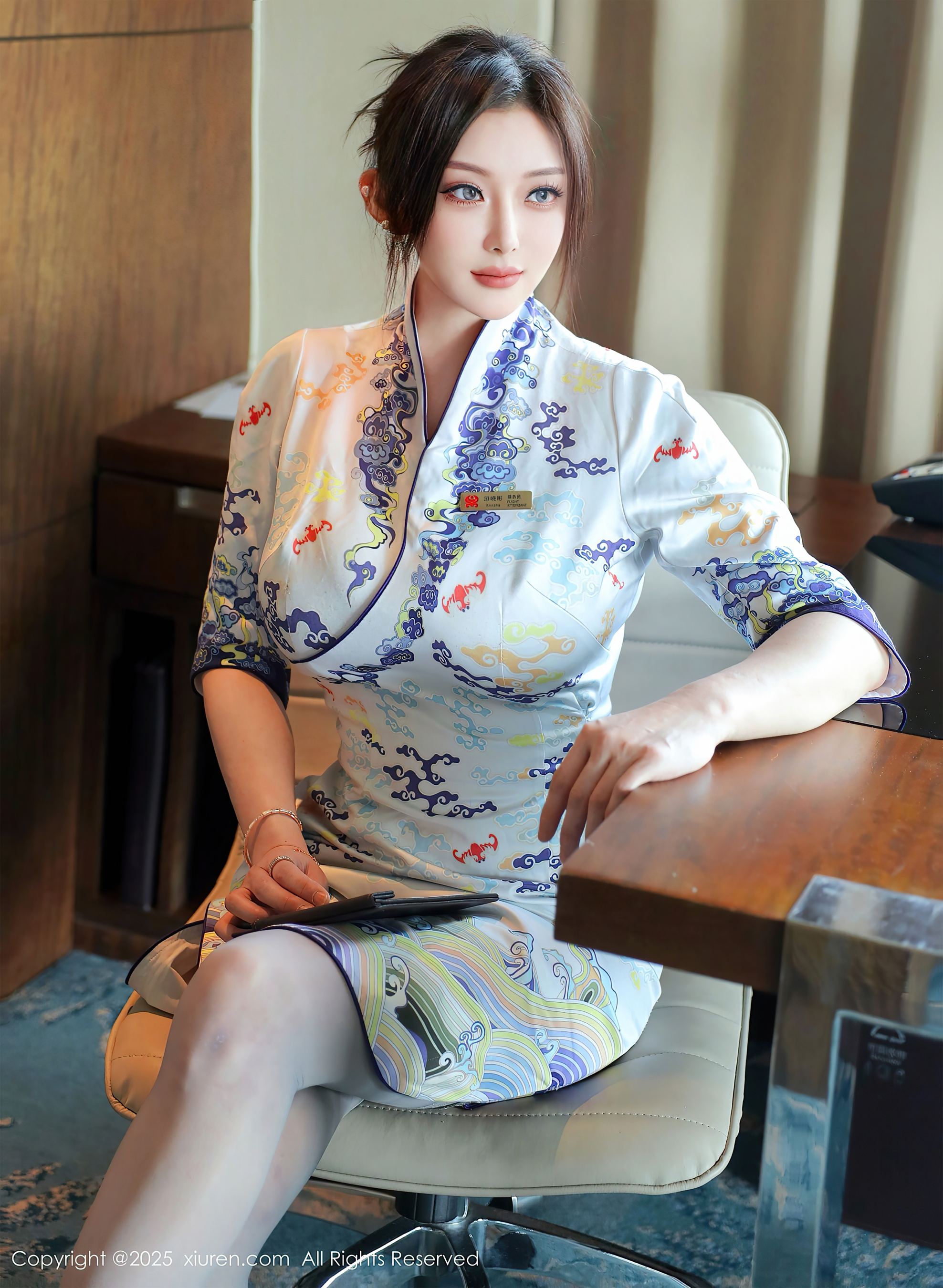 [XiuRen秀人网] No.10273 苏一诺 青色旗袍·合集-妙妙屋