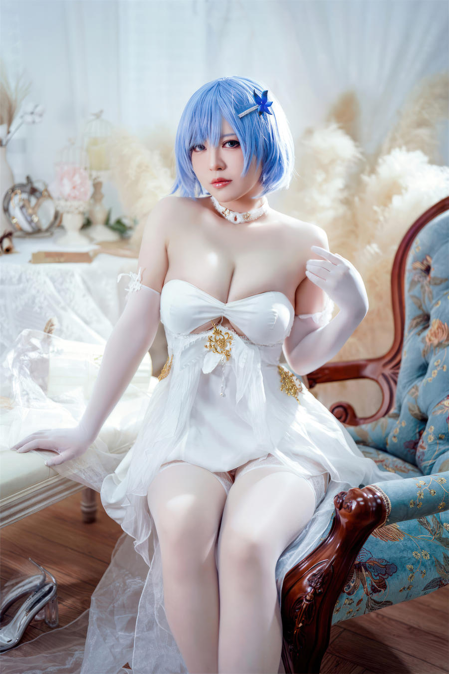 半半子-No.070 – 碧蓝航线 恰巴耶夫 白骑兵的旋律礼服 [64P 2V]·合集-妙妙屋