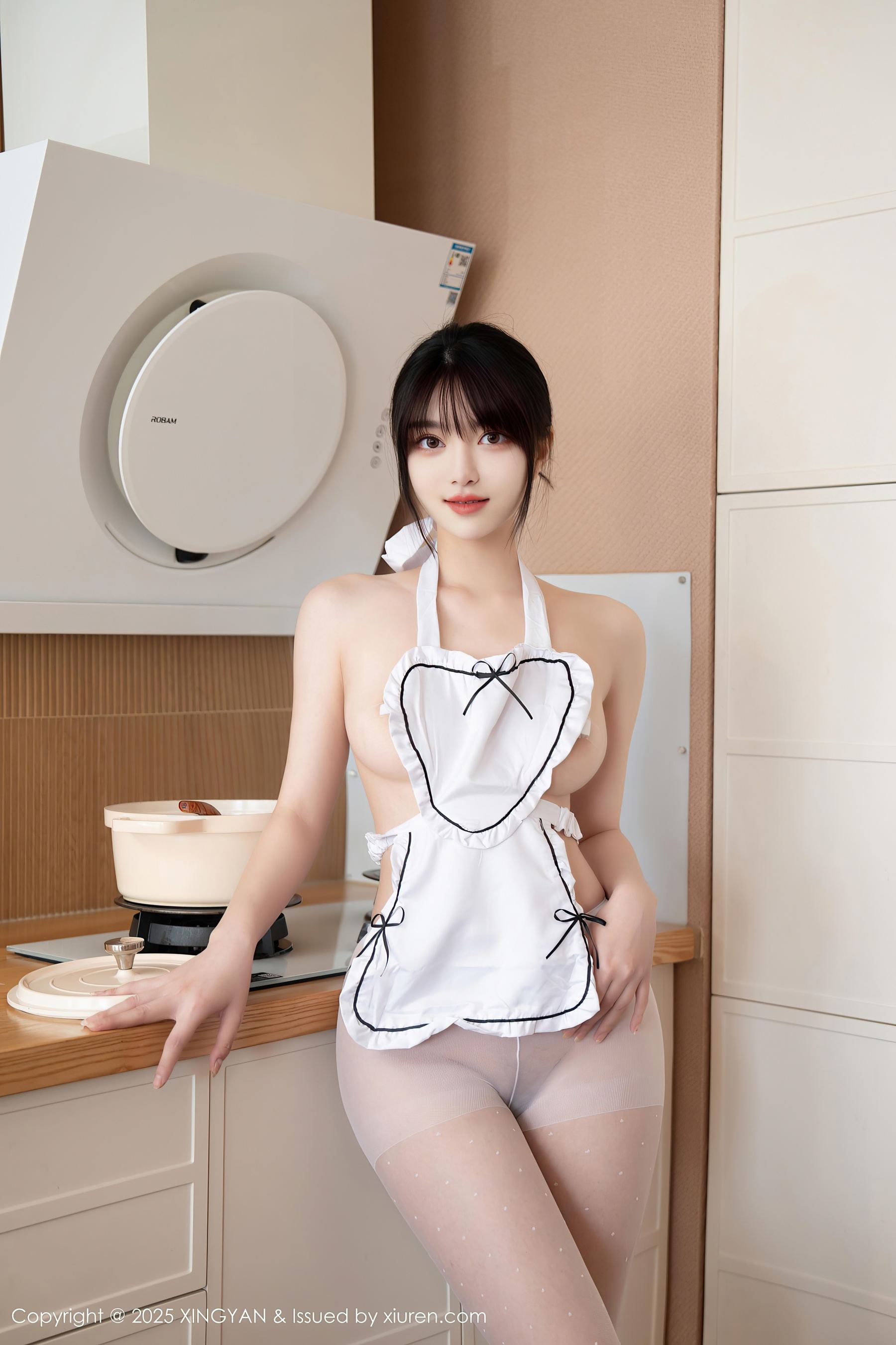 [XINGYAN星颜社] VOL.342 白露lulu 白色围裙·合集-妙妙屋