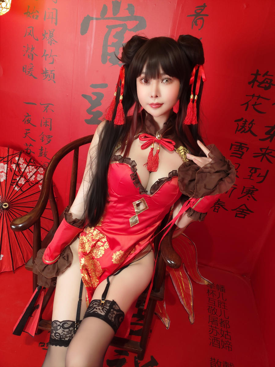 亚马逊鲶鱼-No.030 – 时崎狂三 旗袍 [25P 1V]·合集-妙妙屋