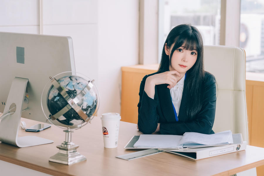 霜月shimo-No.110 – 霜月的秘密辦公室 Shimo’ Secret Office [125P]·合集-妙妙屋