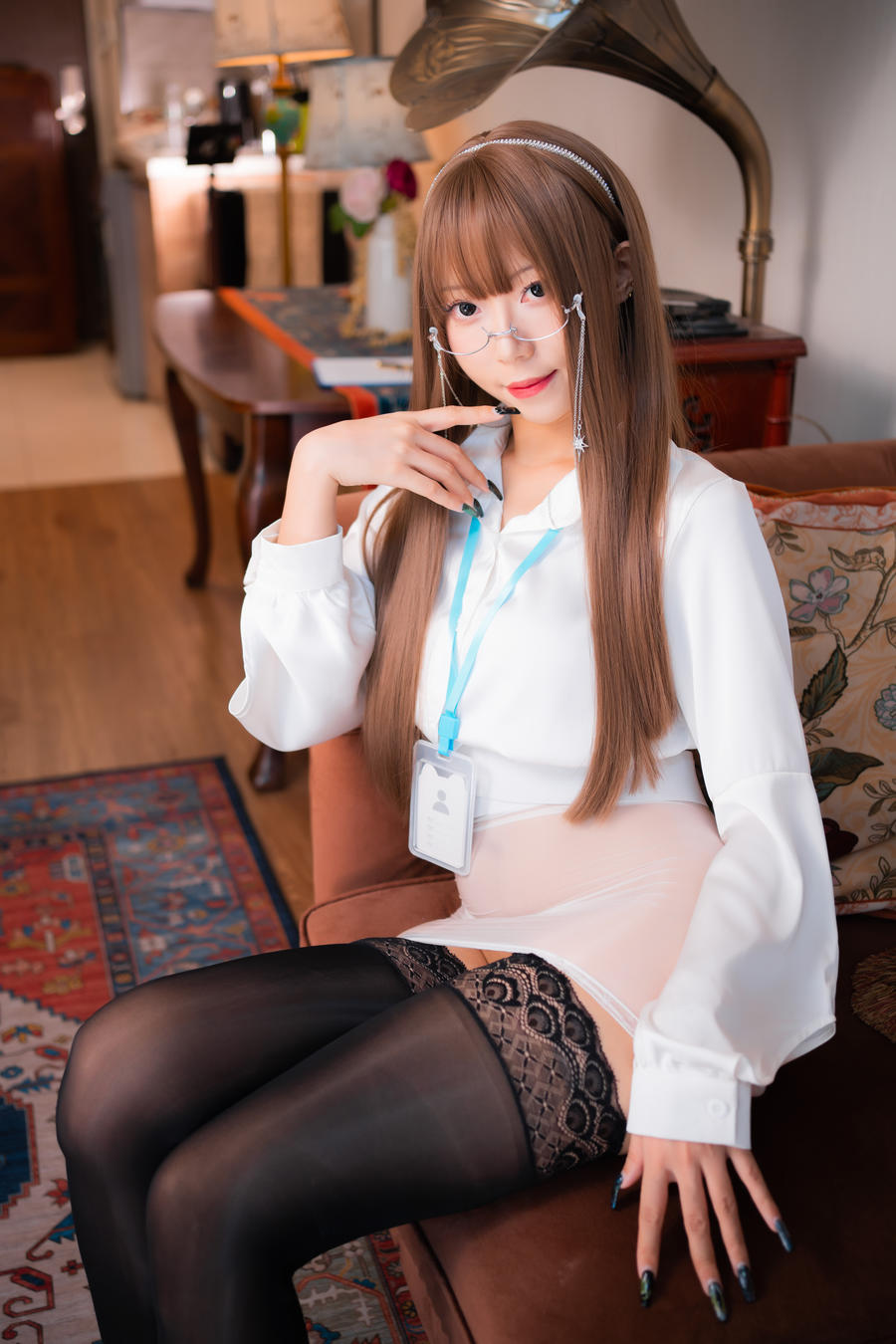 Money冷冷-No.044 – 透明OL 眼镜娘 [43P]·合集-妙妙屋