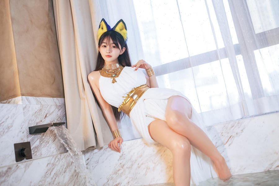 桜井宁宁(宁宁子同学)-No.157 – 白色猫娘 [55P]·合集-妙妙屋