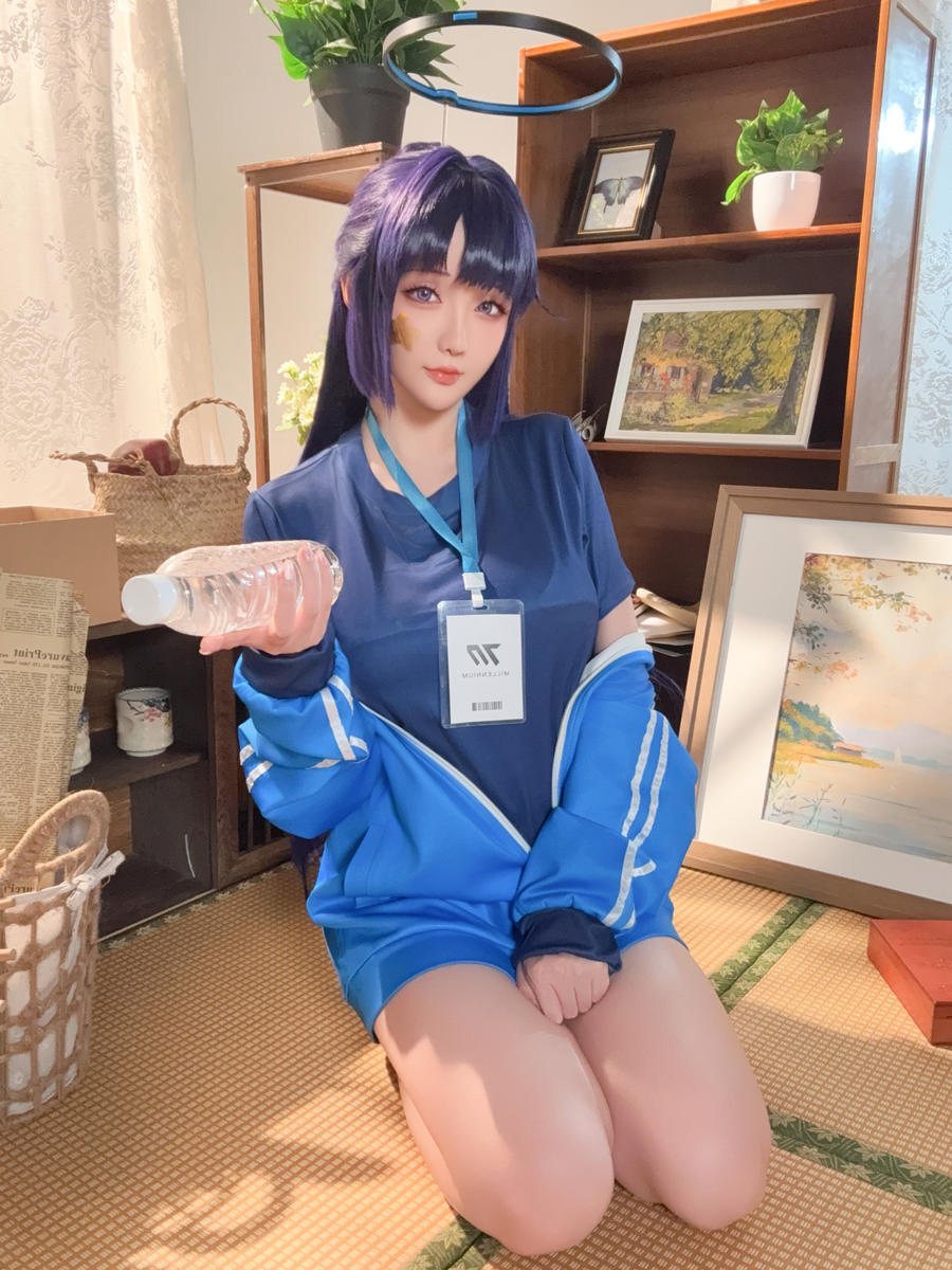星之迟迟-No.275 – 2025年06月计划E 蔚蓝档案 早濑优香体操服 [54P 1V]·合集-妙妙屋