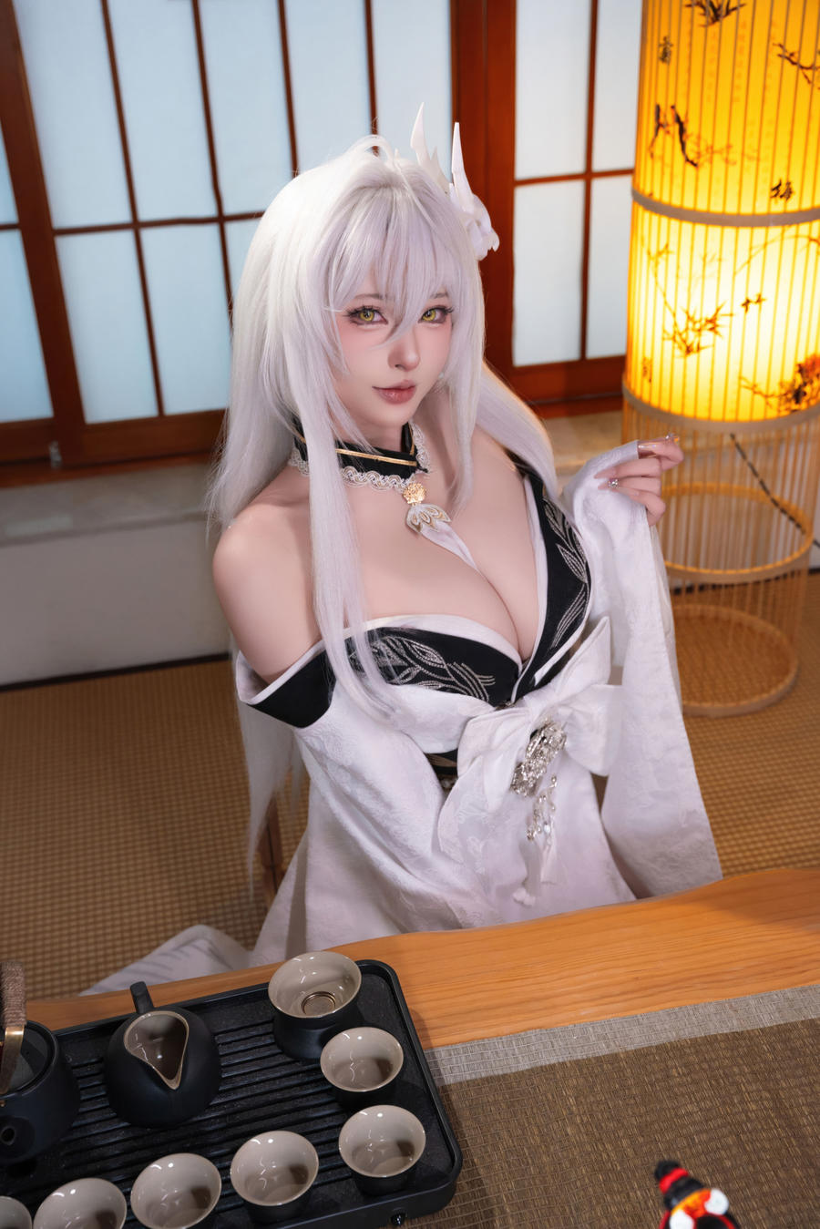 清水由乃-No.092 – 碧蓝航线 白凤和服 [76P 1V]·合集-妙妙屋