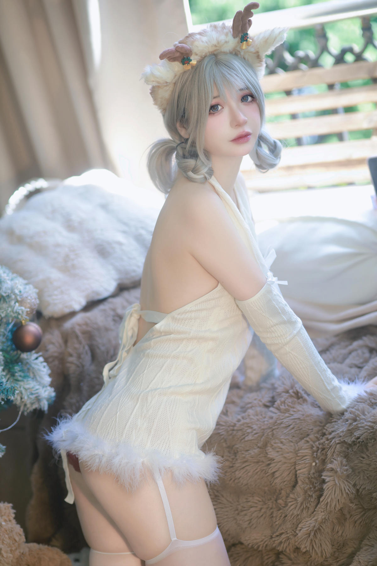 疯猫ss-No.114–圣诞特典+白色毛衣 [98P 1V]·合集-妙妙屋