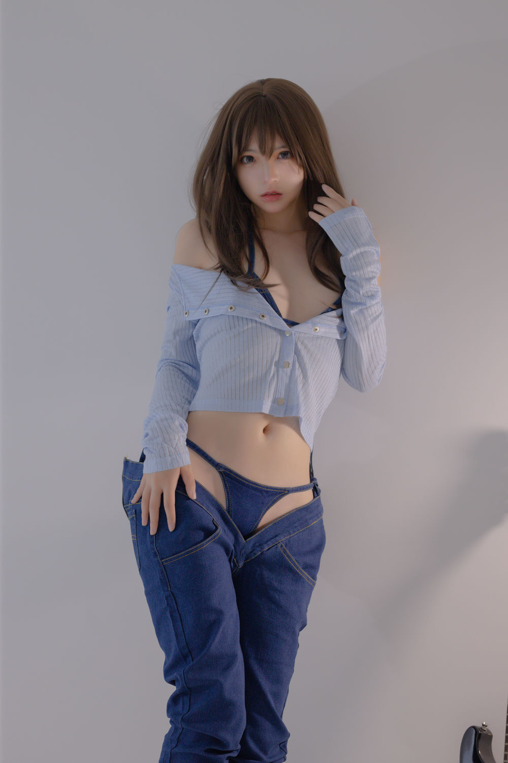 疯猫ss-No.097-2022夏日限定A本 吉他妹妹 牛仔裤 [20P]·合集-妙妙屋