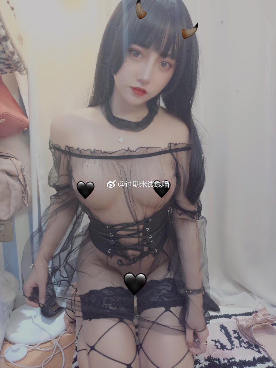 过期米线线喵-No.019-黑纱 [36P]·合集-妙妙屋