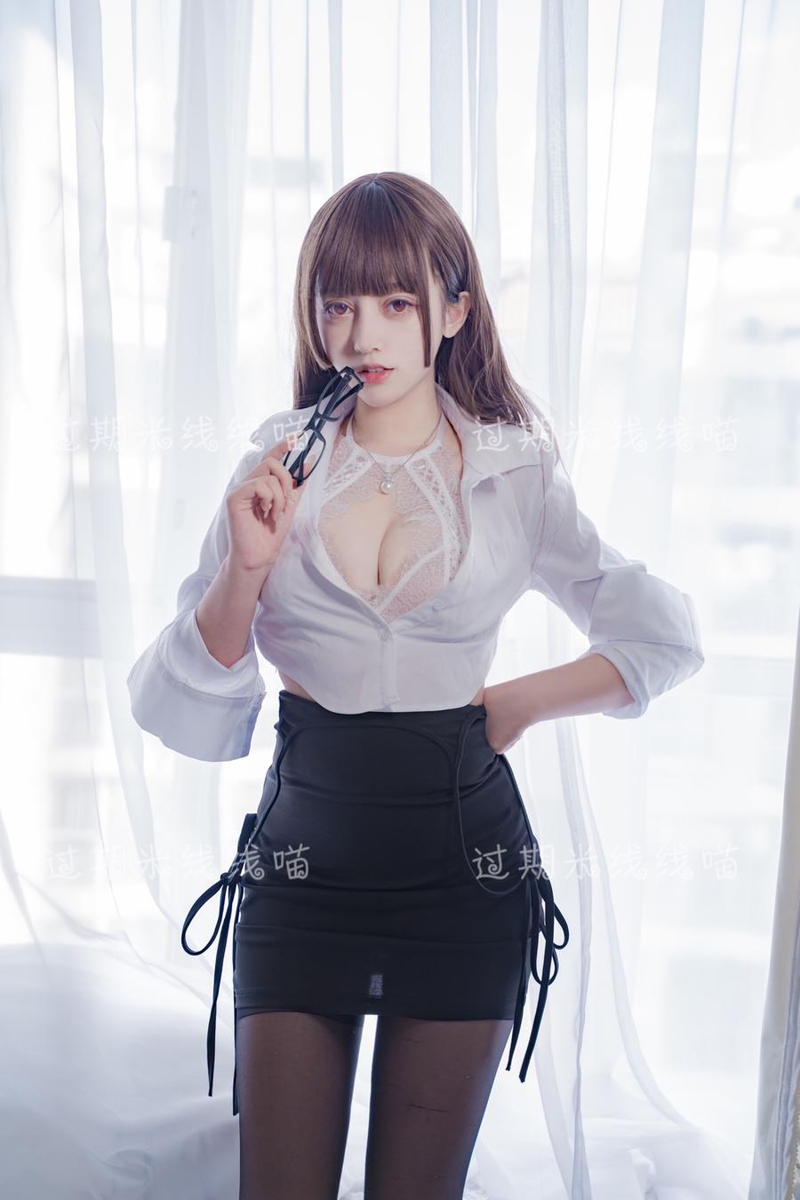 过期米线线喵-No.004-白色ol [40P]·合集-妙妙屋