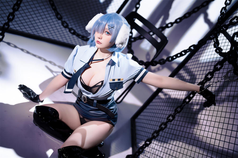 星之迟迟-No.219 – 2024年02月计划C RE0蕾姆 狗耳警官 [101P 2V]·合集-妙妙屋
