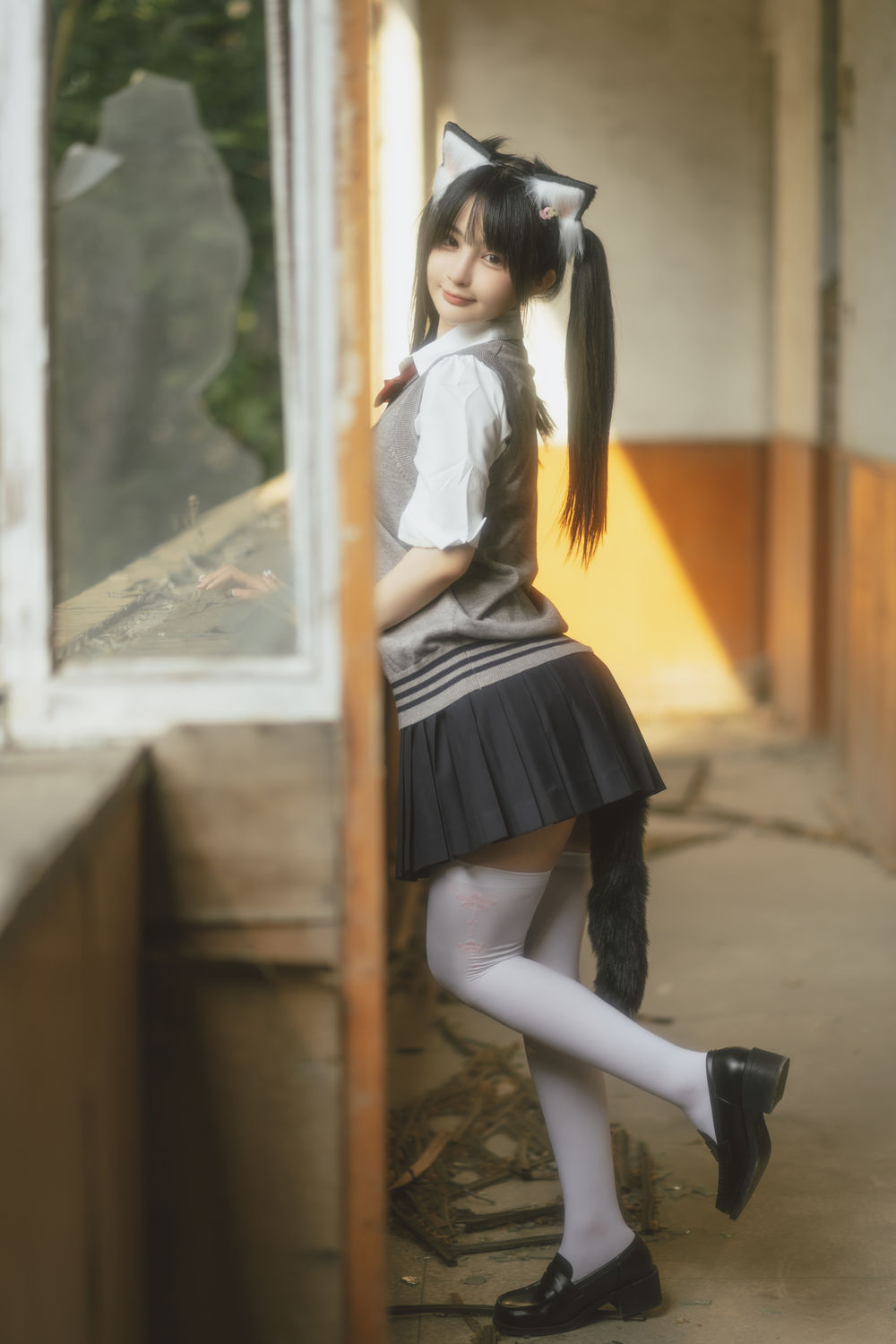 桜井宁宁(宁宁子同学)-No.053-废墟jk [74P]·合集-妙妙屋