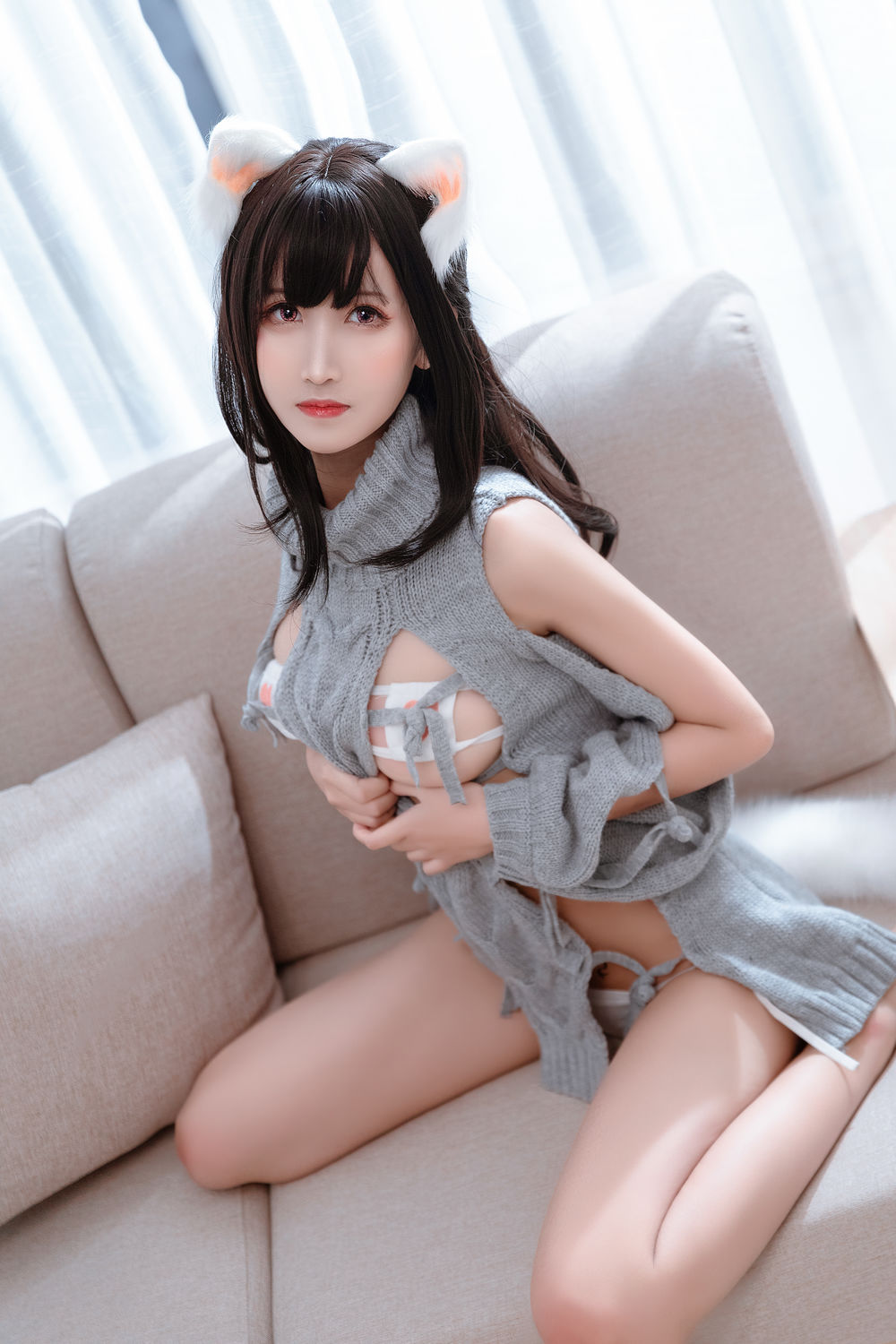 三度_69-No.010-露背毛衣 [36P 2V]·合集-妙妙屋