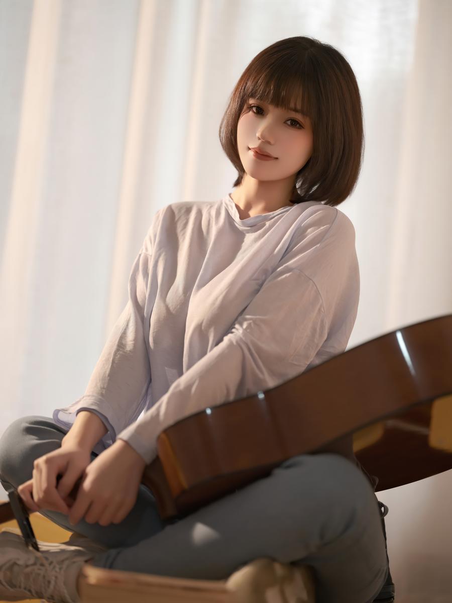 小仓千代w-No.148 – 吉他少女 [20P]·合集-妙妙屋