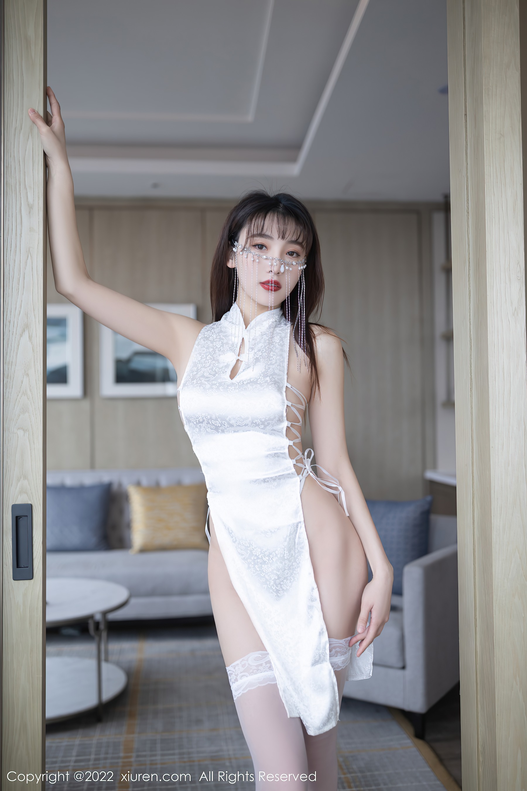 [XiuRen秀人网] No.4660 陆萱萱 丝袜美腿旗袍写真·合集-妙妙屋