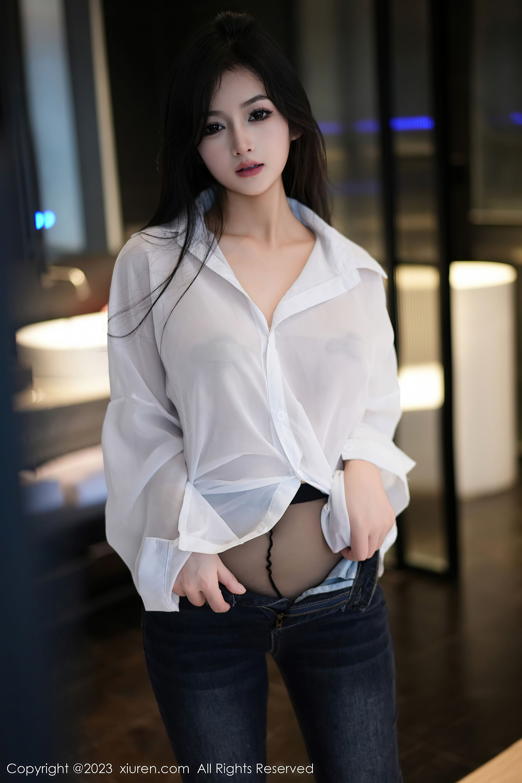 [XiuRen秀人网] No.7645 谭小灵 牛仔裤美腿·合集-妙妙屋