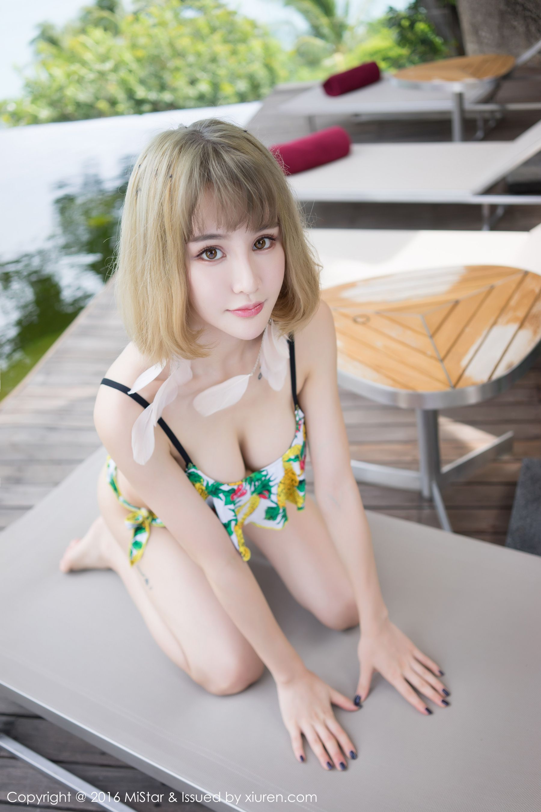 Cheryl青树《苏梅岛旅拍》清新比基尼+衬衫系列 [魅妍社MiStar] Vol.118·合集-妙妙屋