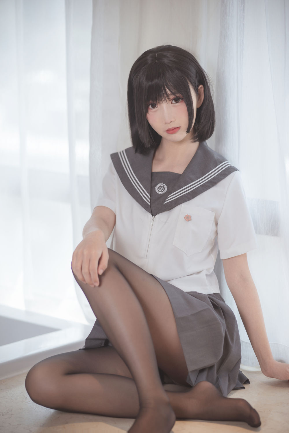 面饼仙儿-No.058-脑内少女 黑丝JK [25P]·合集-妙妙屋