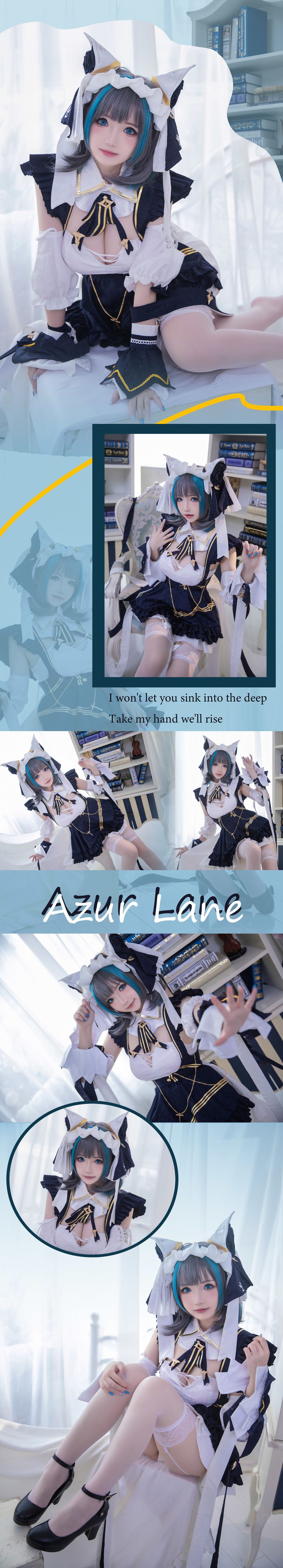 雪晴Astra-No.037-Azure Lane 柴郡 [18P]·合集-妙妙屋