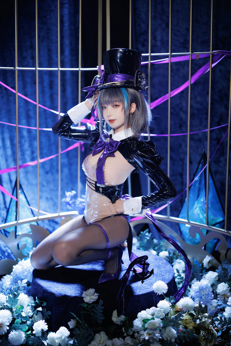 封疆疆v-No.042 – 碧蓝航线 柴郡魔术师 [50P]·合集-妙妙屋