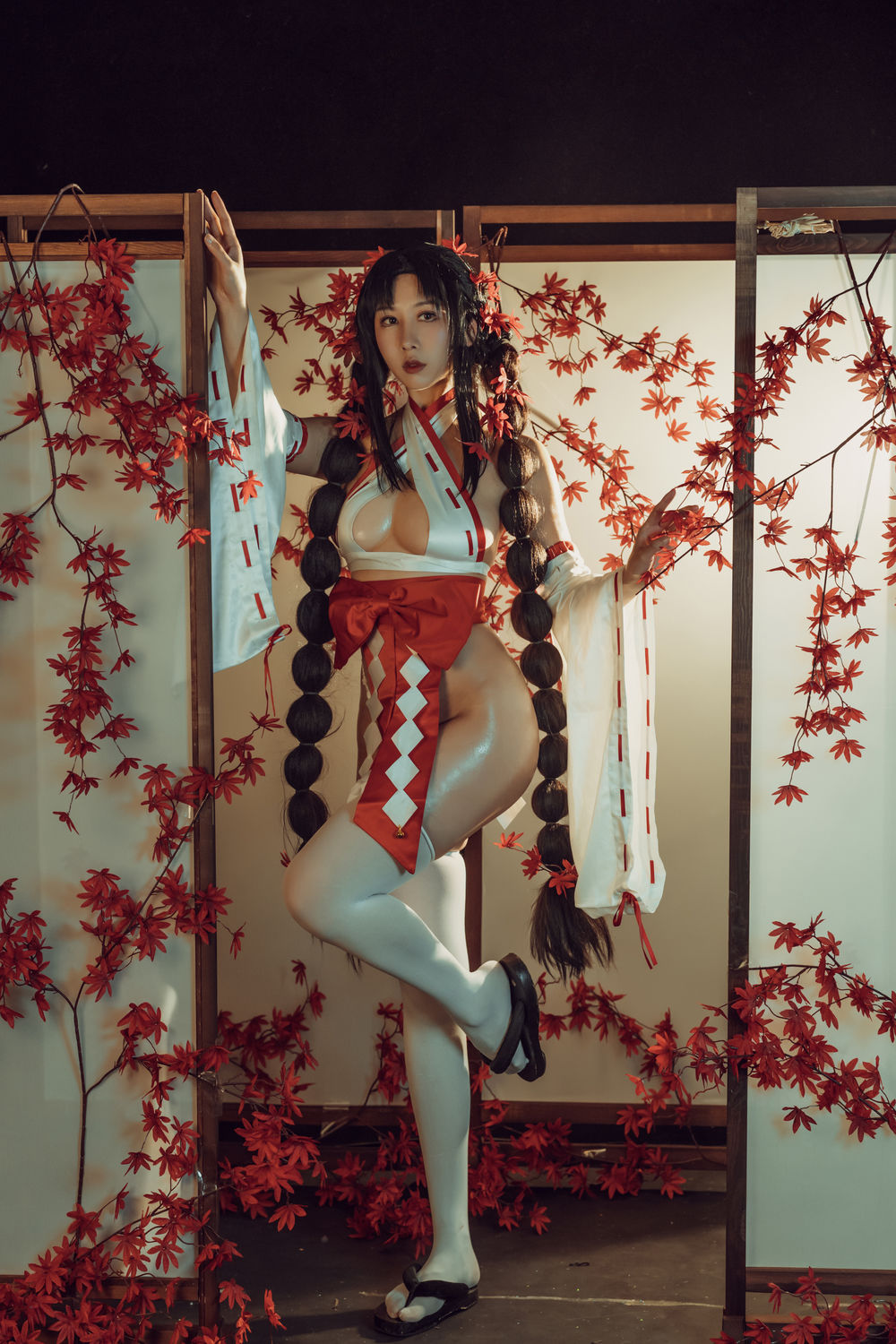 云溪溪-No.004-奶桃 巫女 [43P]·合集-妙妙屋
