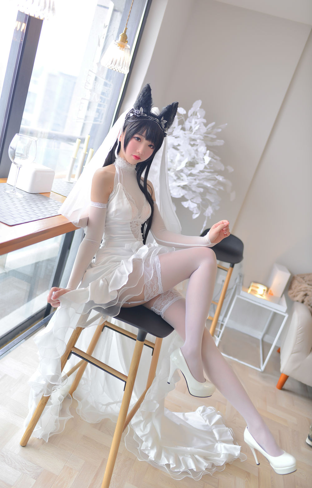雪琪SAMA-No.003-爱宕婚纱 [38P]·合集-妙妙屋