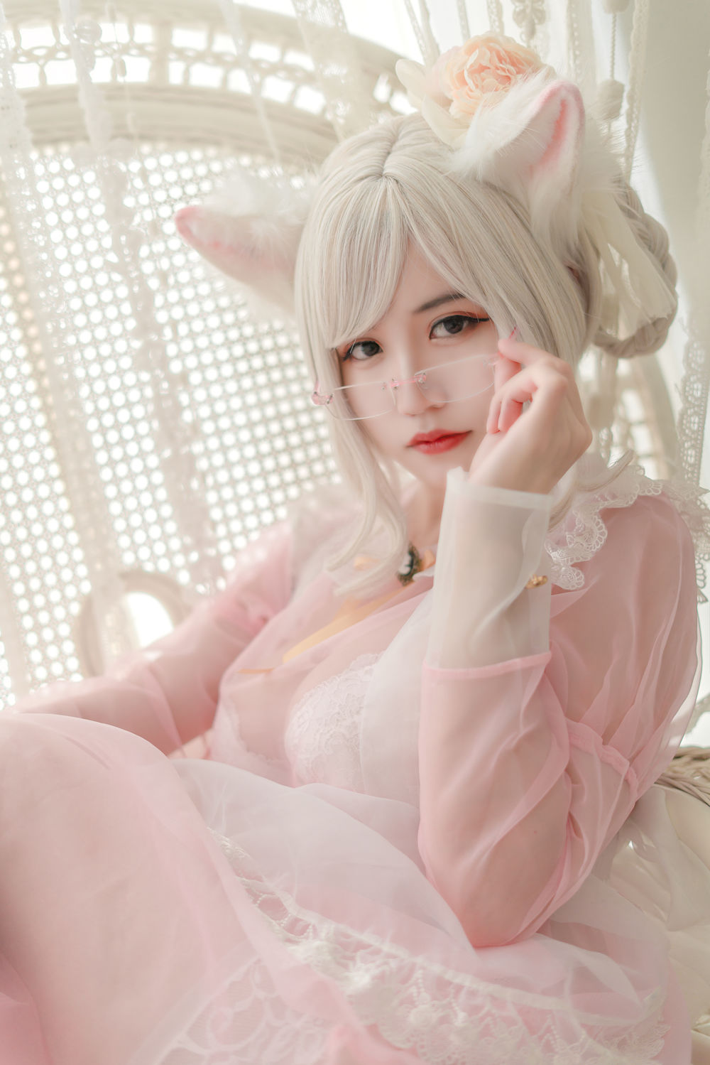 小仓千代w-No.007-透明女仆粉色 [24P]·合集-妙妙屋