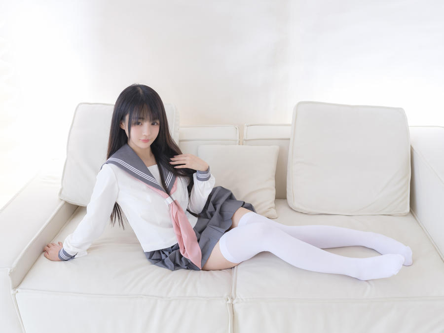 桜井宁宁(宁宁子同学)-No.083–白丝JK [85P]·合集-妙妙屋