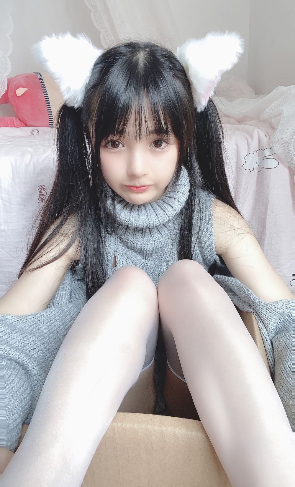 桜井宁宁(宁宁子同学)-No.015-白猫 [50P 1V]·合集-妙妙屋