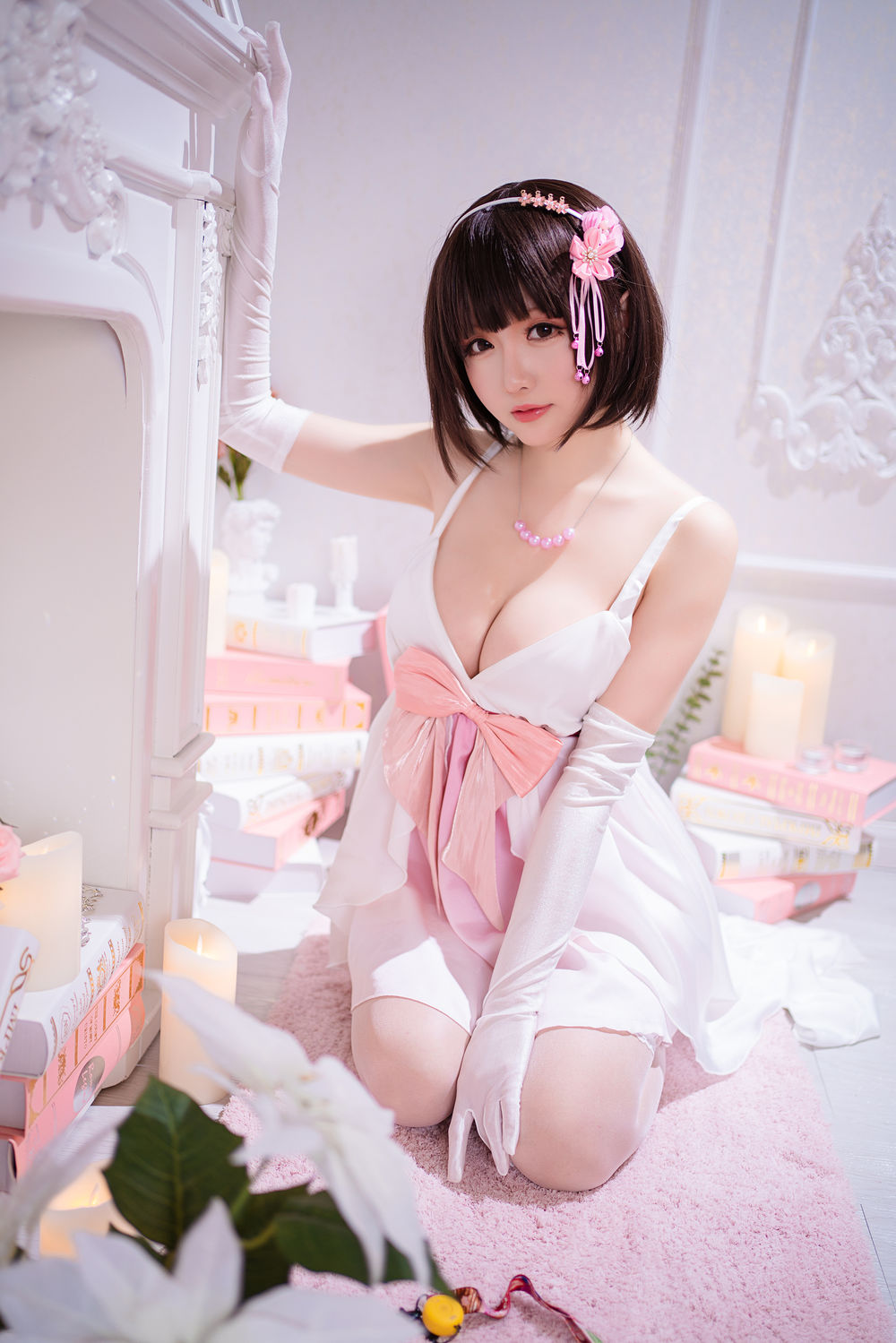 星之迟迟-No.099-加藤惠 特典礼服 [100P 1V]·合集-妙妙屋