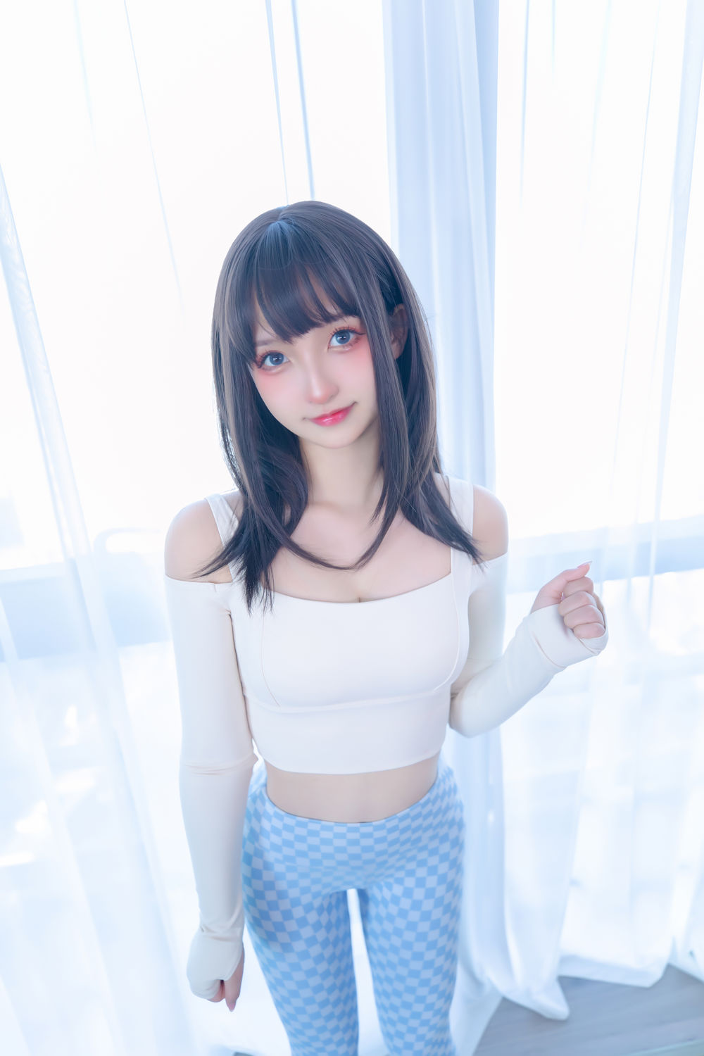 神楽坂真冬-No.089-蓝白格 [75P]·合集-妙妙屋