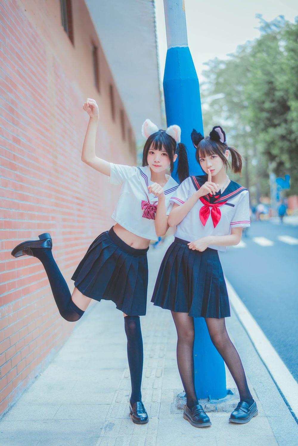 桜桃喵-No.093-JK百合2–桜桃喵&疯猫ss [33P]·合集-妙妙屋