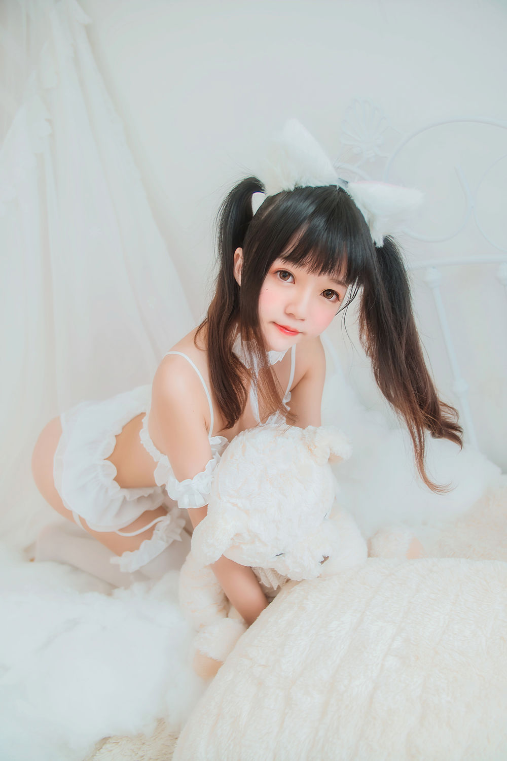 桜桃喵-No.008-白猫 [32P]·合集-妙妙屋