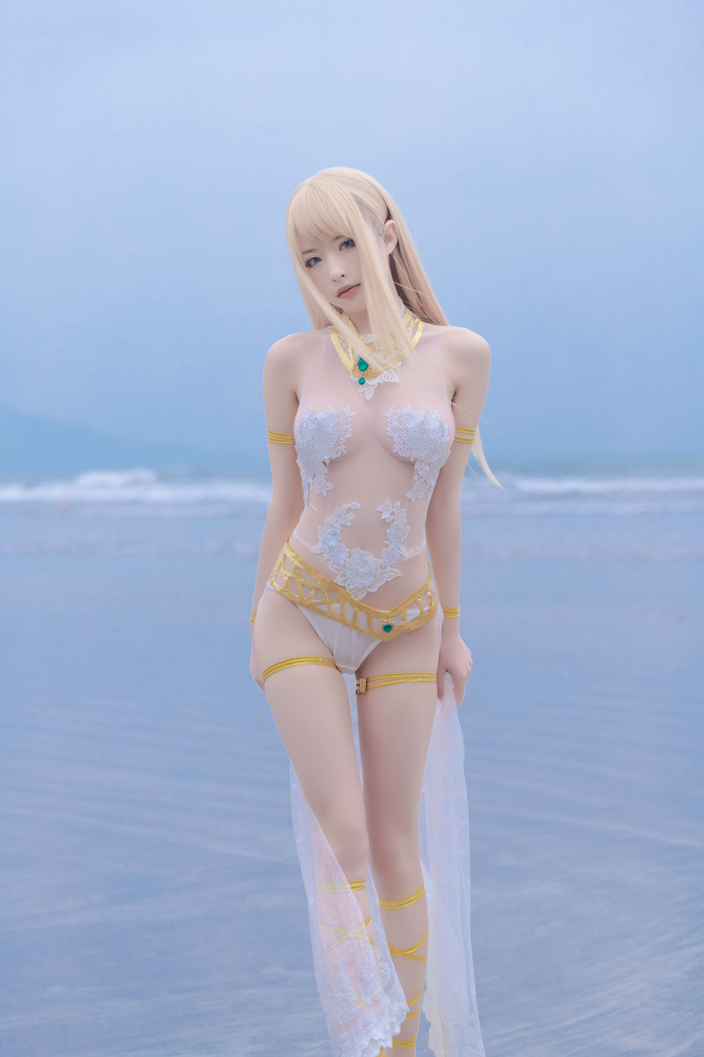 清水由乃-No.023-玛丽萝丝 白色泳衣 [33P]·合集-妙妙屋
