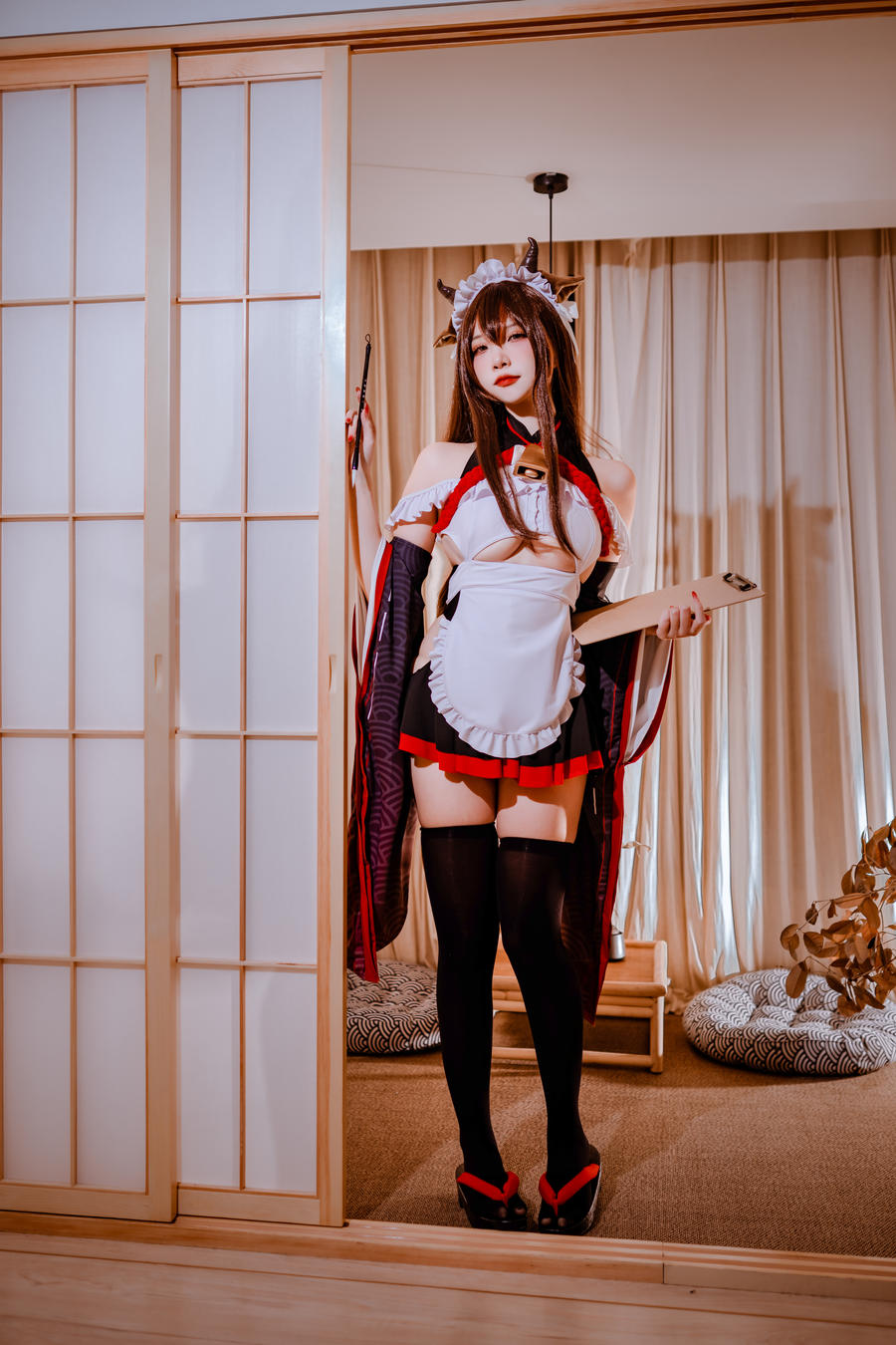 二佐Nisa-No.145–碧蓝樫野女仆 [33P]·合集-妙妙屋