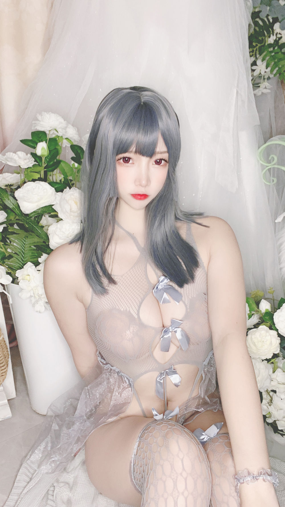 二佐Nisa-No.080-私房自拍蓝色网状比基尼 [38P]·合集-妙妙屋