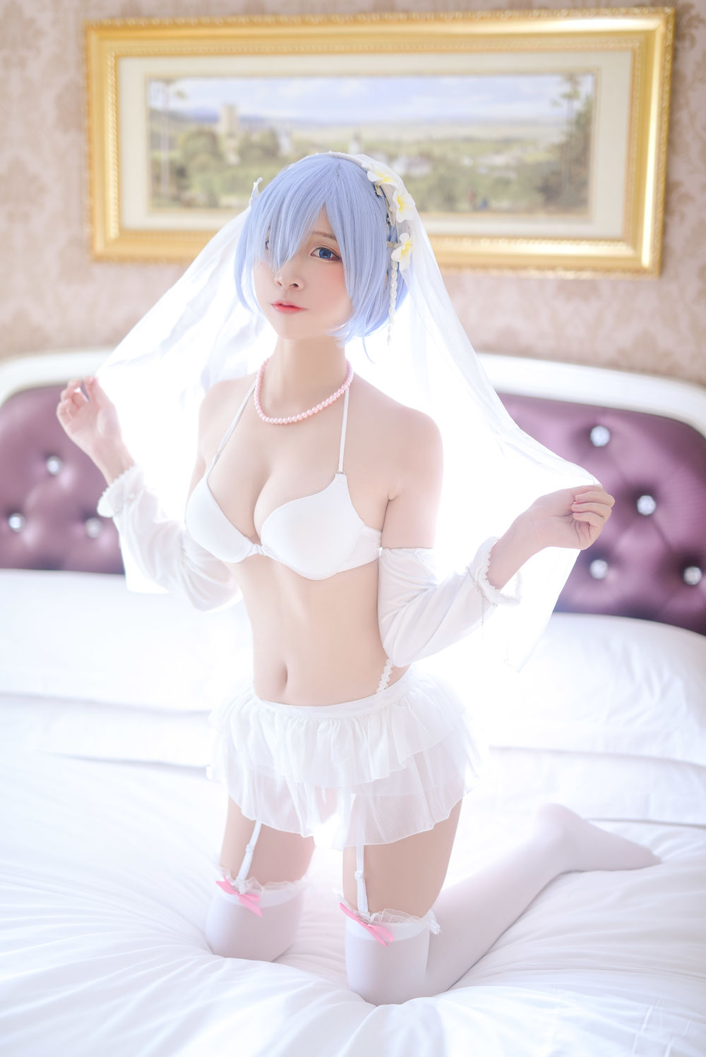 二佐Nisa-No.025-蕾姆婚纱 [35P]·合集-妙妙屋