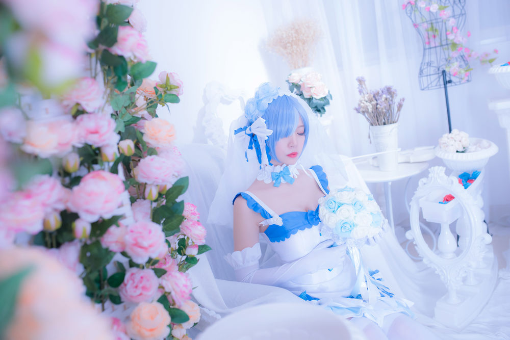 二佐Nisa-No.022-雷姆花嫁 [33P]·合集-妙妙屋