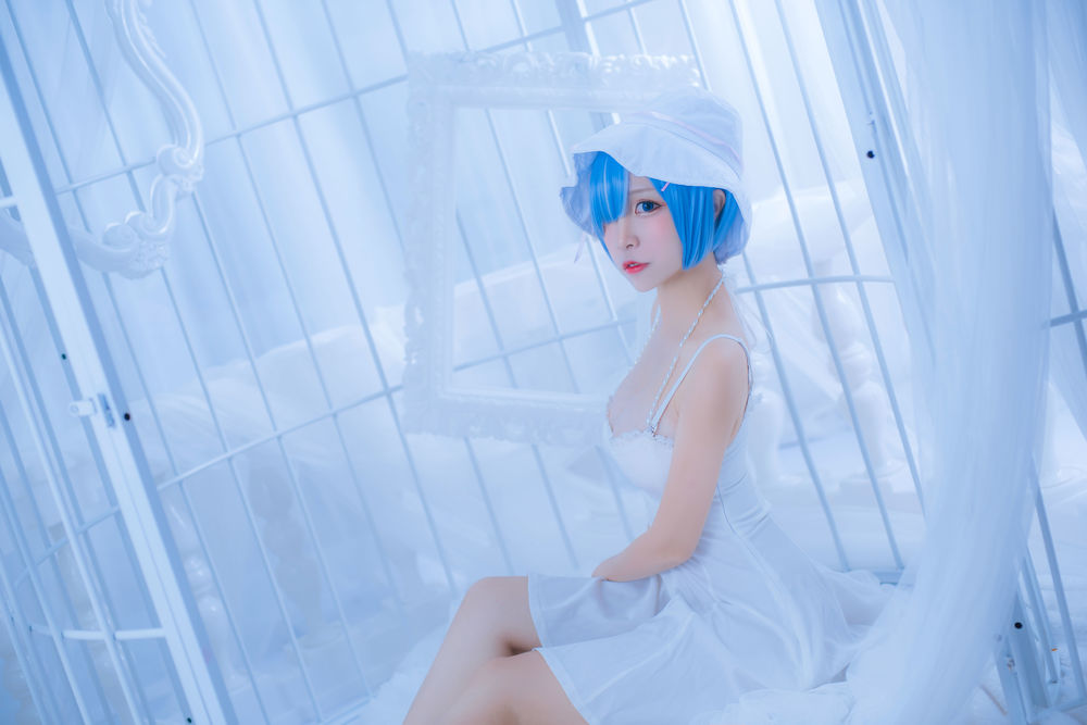 二佐Nisa-No.021-雷姆白裙 [27P]·合集-妙妙屋