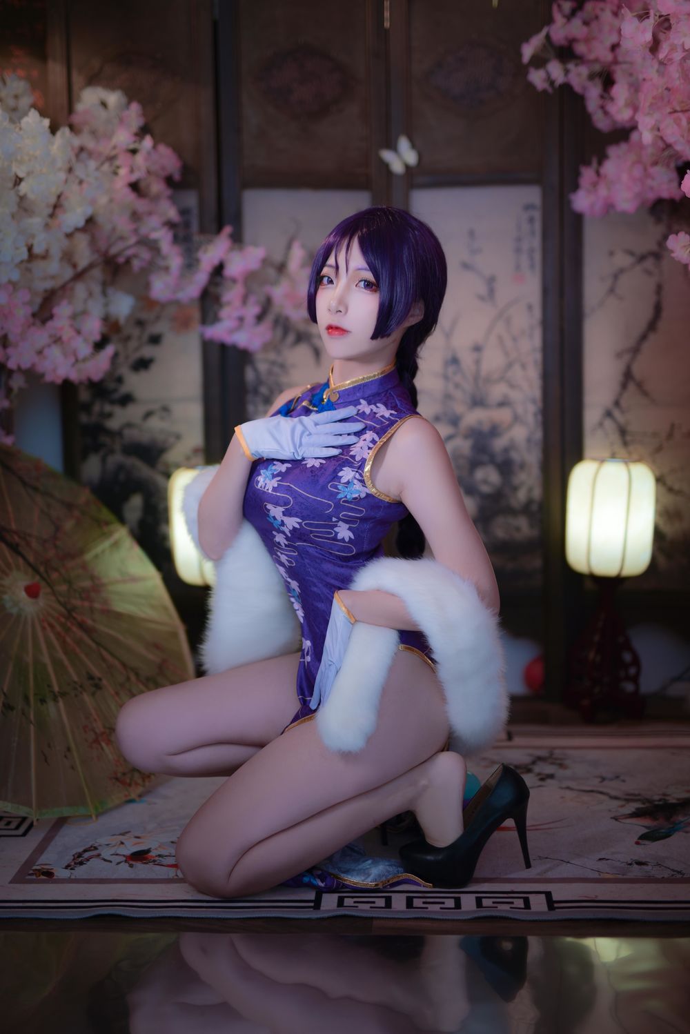 二佐Nisa-No.007-Fate奶光旗袍 [20P]·合集-妙妙屋