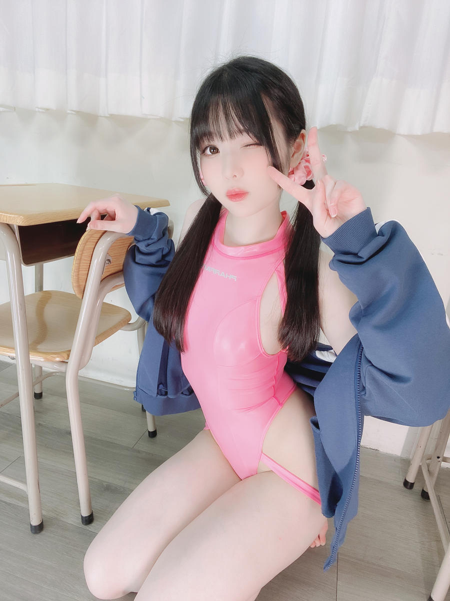 霜月shimo-No.073–Pink Swimsuit 粉色泳装 [21P]·合集-妙妙屋